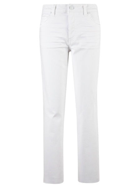 Reese Ankle Straight - Optic White