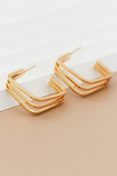 Triple Square Hoops