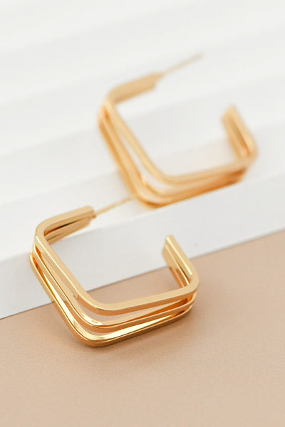 Triple Square Hoops