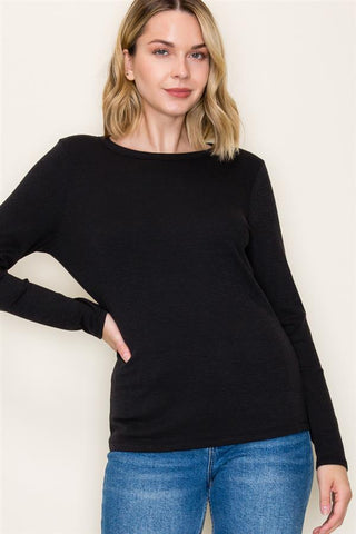 Charlie Cozy Crewneck - Black