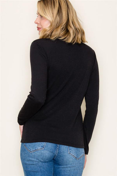 Charlie Cozy Crewneck - Black