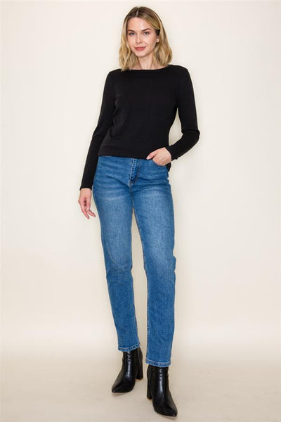 Charlie Cozy Crewneck - Black