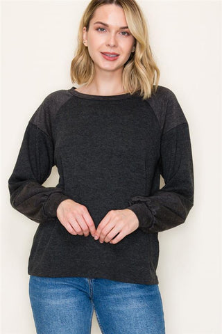 Quinn Charcoal Pullover