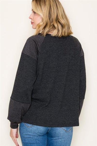 Quinn Charcoal Pullover
