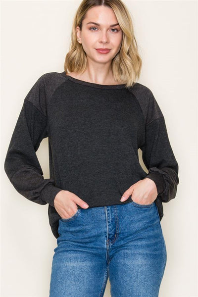 Quinn Charcoal Pullover