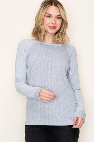 Waffle Knit Pullover