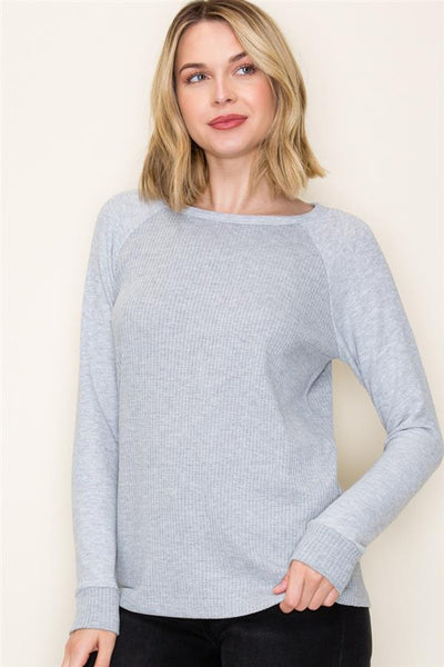 Waffle Knit Pullover