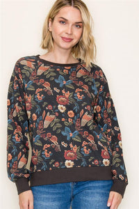 Floral Sweatshirt