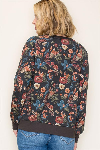 Floral Sweatshirt