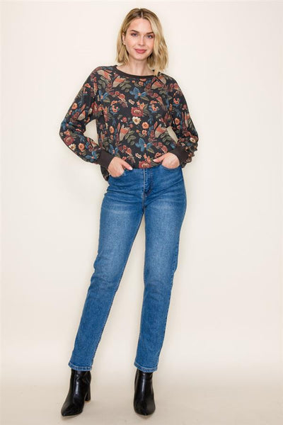 Floral Sweatshirt