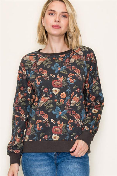 Floral Sweatshirt
