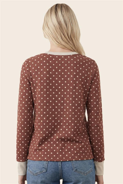 Polka Dot Pullover