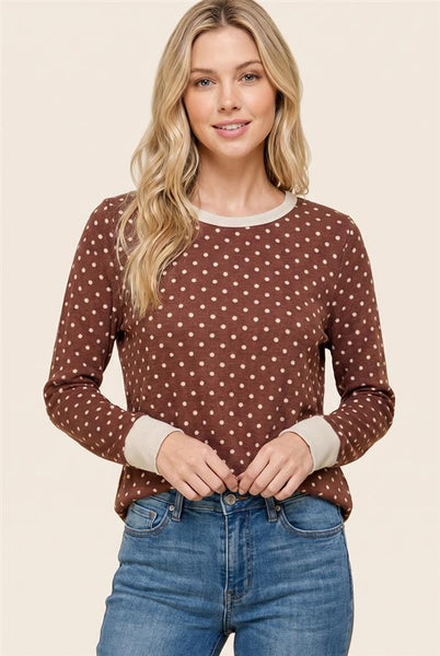 Polka Dot Pullover