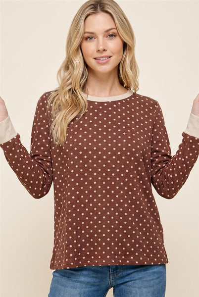 Polka Dot Pullover