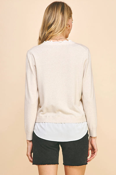 Layla Knit Combo Top
