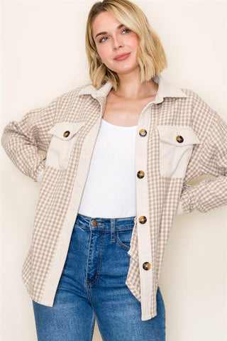Sammy Cream Shacket
