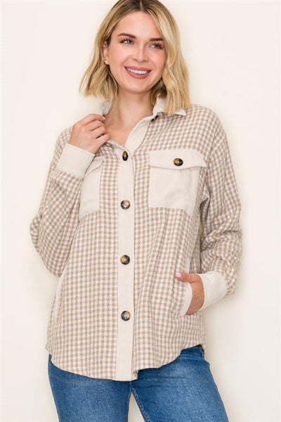 Sammy Cream Shacket