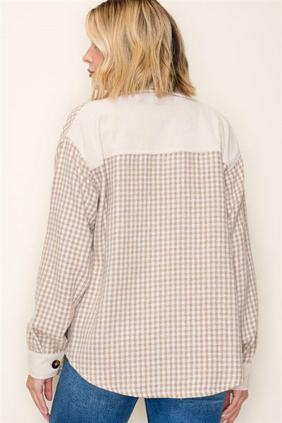 Sammy Cream Shacket
