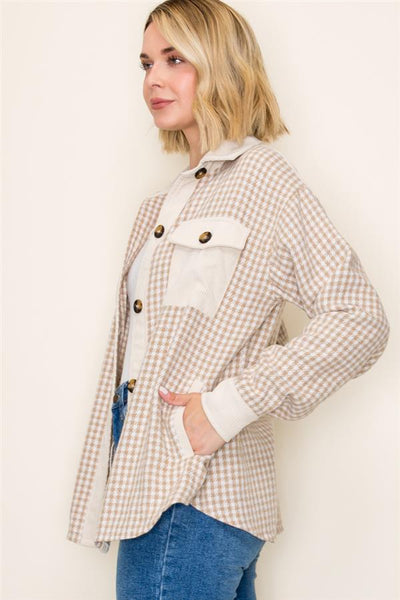 Sammy Cream Shacket
