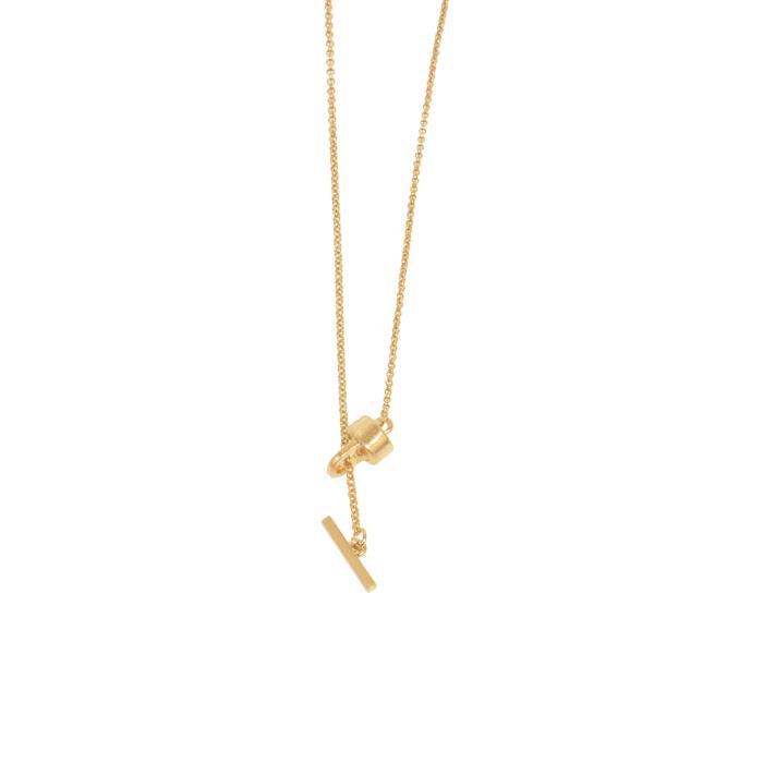 Lock Lariat Necklace