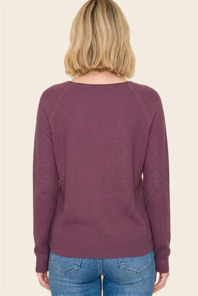 Nadia Sweater - Plum