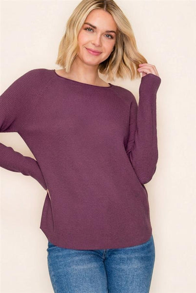 Nadia Sweater - Plum
