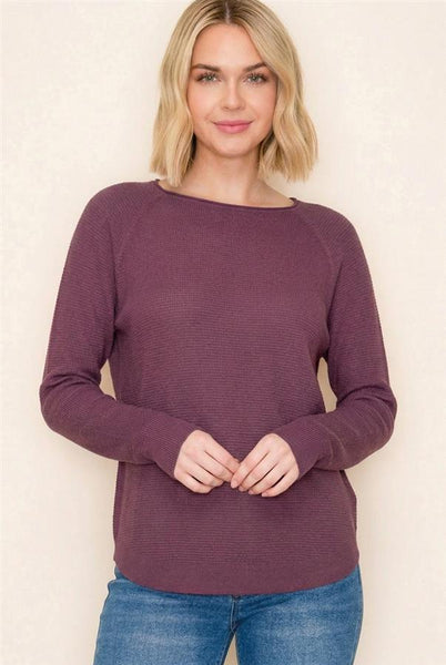 Nadia Sweater - Plum