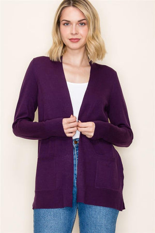 Royal Purple Cardigan