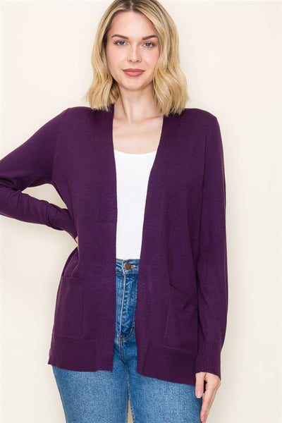 Royal Purple Cardigan
