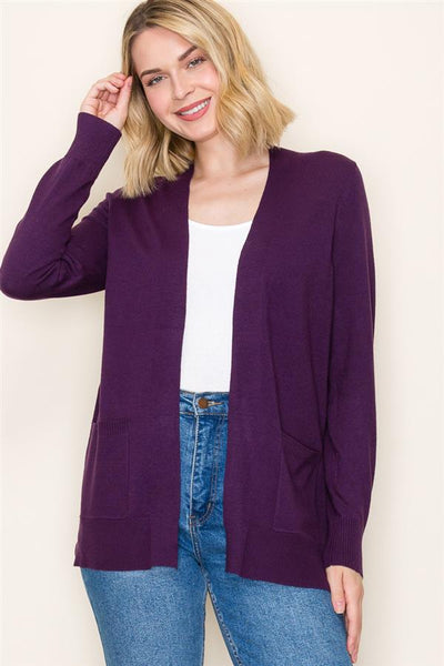 Royal Purple Cardigan