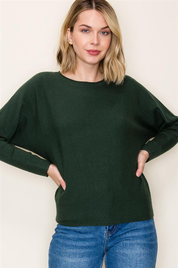Fiona Forest Green Sweater
