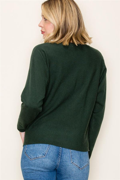 Fiona Forest Green Sweater
