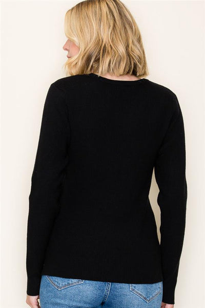 Black Crewneck Sweater
