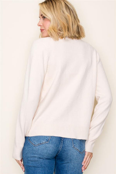 Multi-Colored Buttons Cardigan