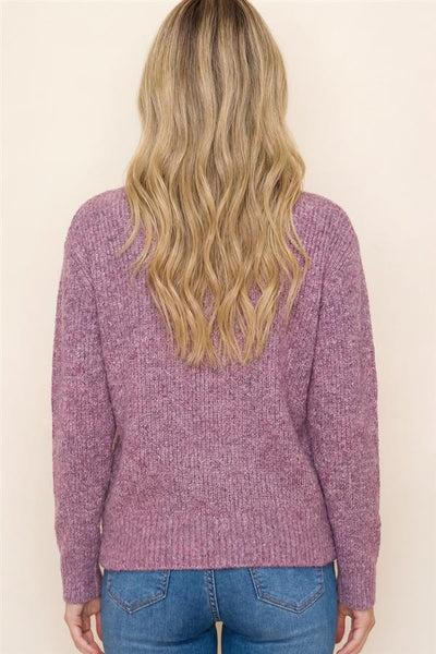 Berry Knit Sweater