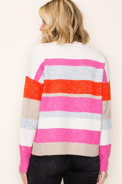 Multi Color Blocked Sweater