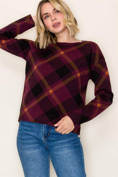 Argyle Jacquard Sweater