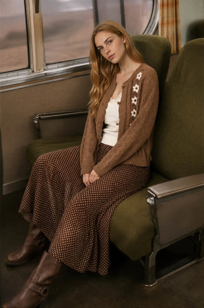 Mable Flower Cardigan