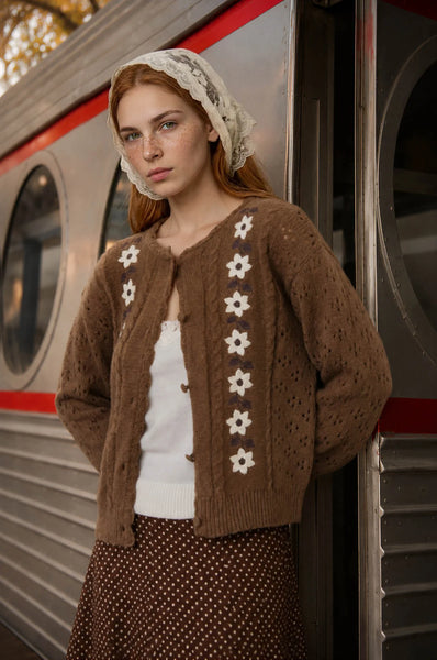 Mable Flower Cardigan
