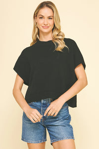 Zoey Knit Top - Black