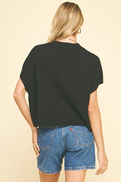 Zoey Knit Top - Black