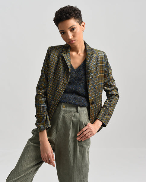 Harlow Plaid Blazer