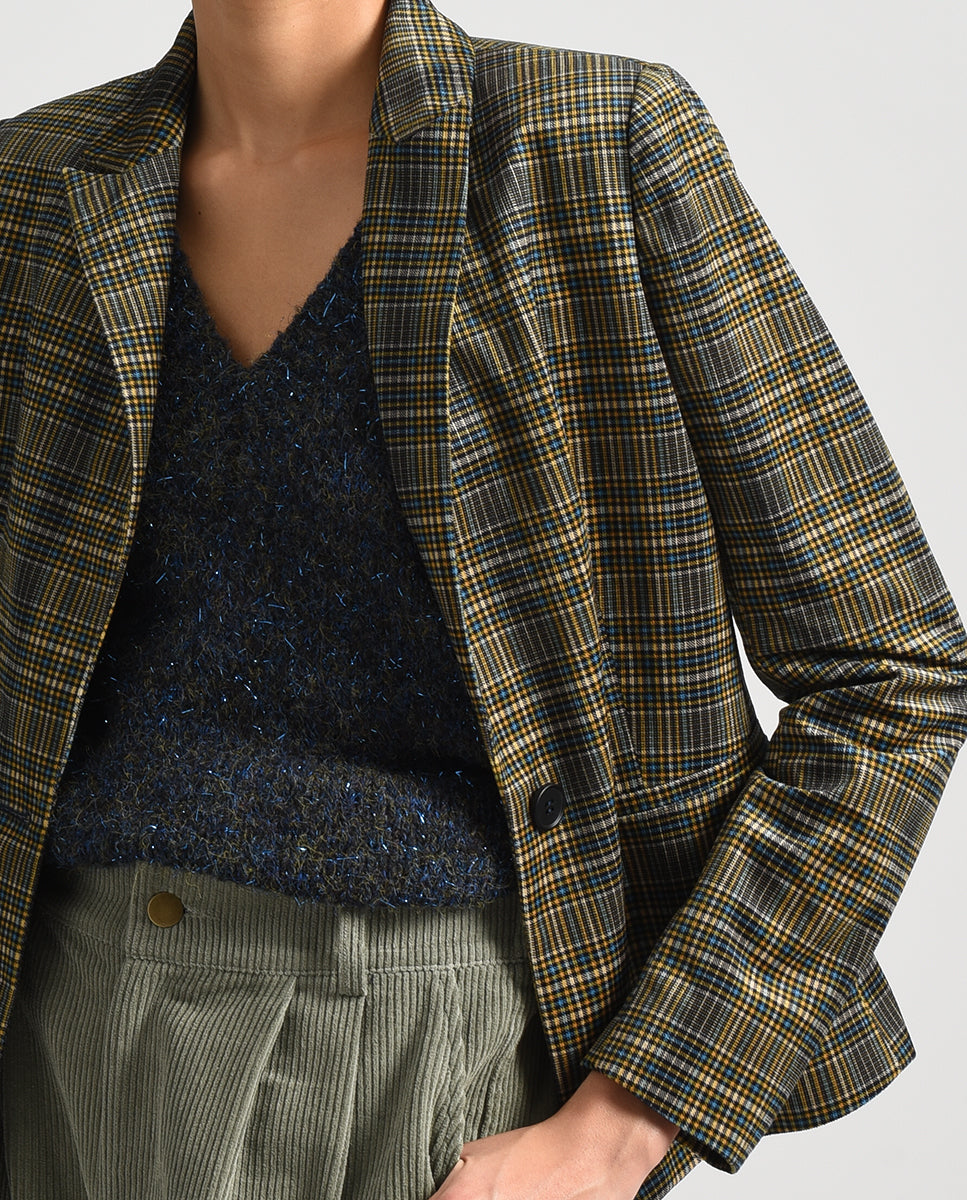 Harlow Plaid Blazer