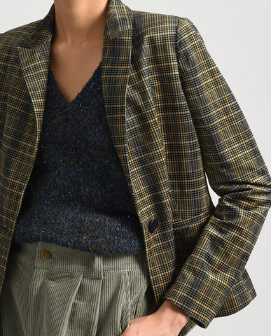 Harlow Plaid Blazer