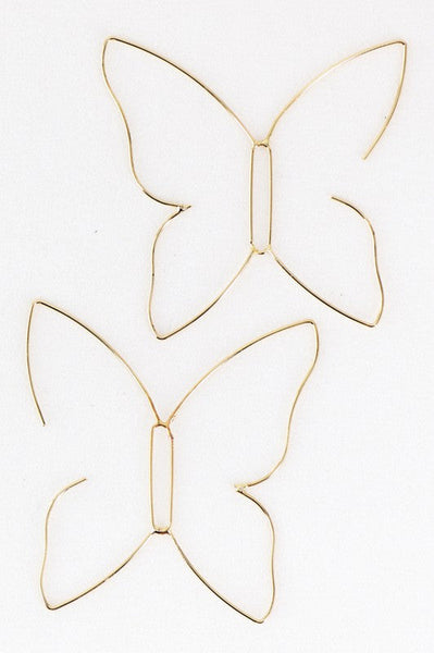 Butterfly Wire Earrings