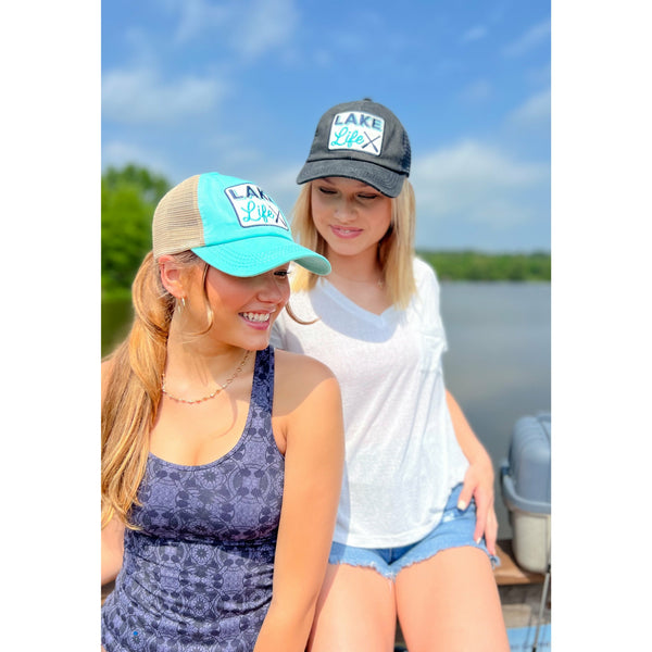 High Ponytail Ball Cap - Lake Life