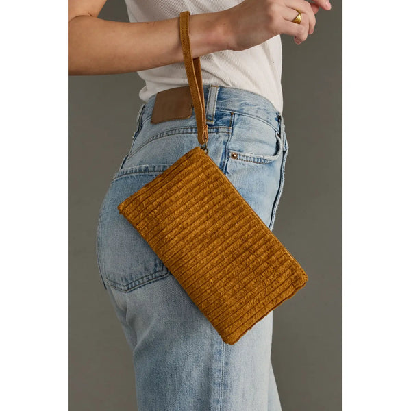 Corduroy Wristlet