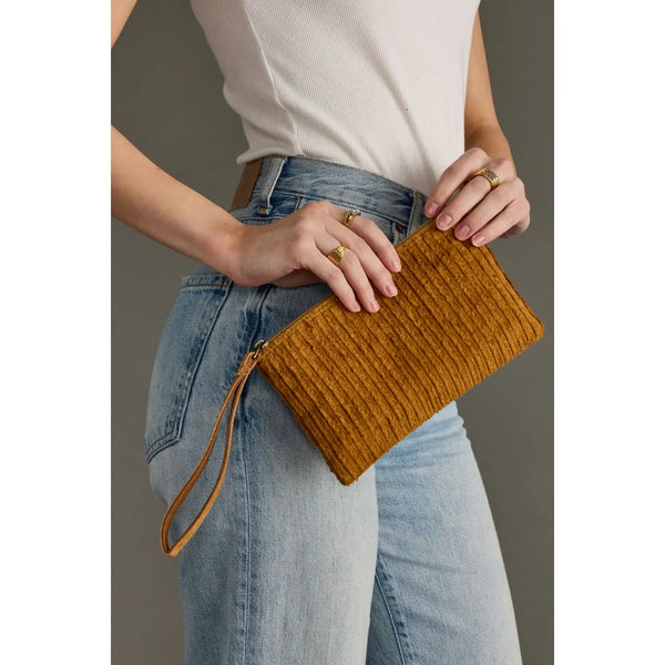 Corduroy Wristlet