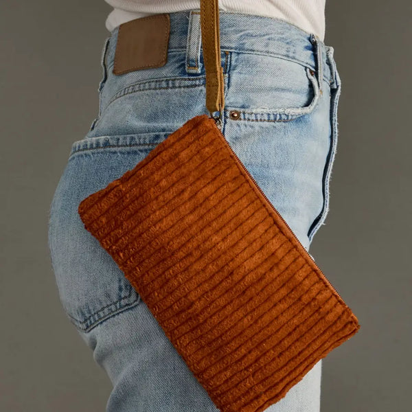 Corduroy Wristlet