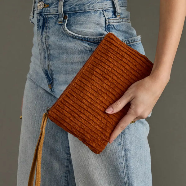 Corduroy Wristlet